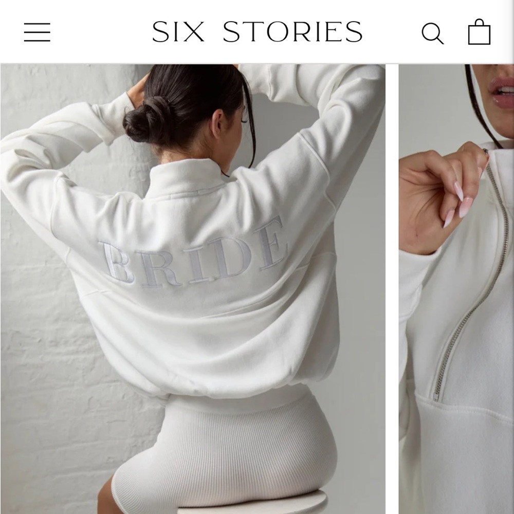 Bride Six Stories zip up sweatshirt